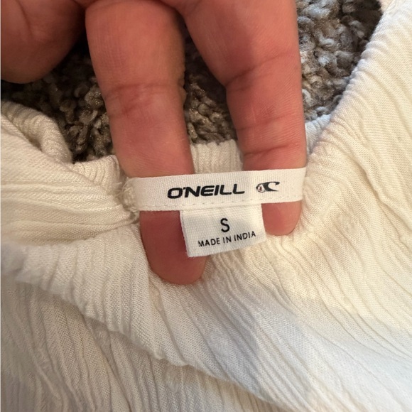 O'Neill Cream Ruffle Mini Dress - Picture 5 of 5